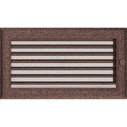 Kratki OSKAR ventilatierooster in koper (gelakt), decoratief wandrooster voor warme lucht
