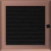 Kratki OSKAR ventilatierooster in koper (verzinkt), decoratief wandrooster voor warme lucht