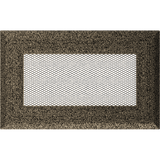Kratki OSKAR Ventilatierooster Zwart-Goud – Klassiek fotolijstmodel