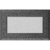 Kratki OSKAR Lüftungsgitter Schwarz-Silber – Klassisches Bilderrahmen-Design