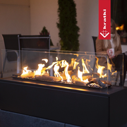 Kratki PATIO Horizontal Gaskamin für draußen – Bild 7