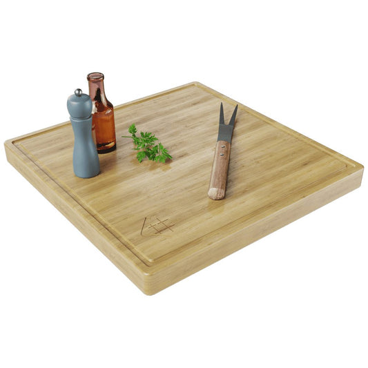 Houten werkblad voor de Kratki QUADRUM grillhaard
