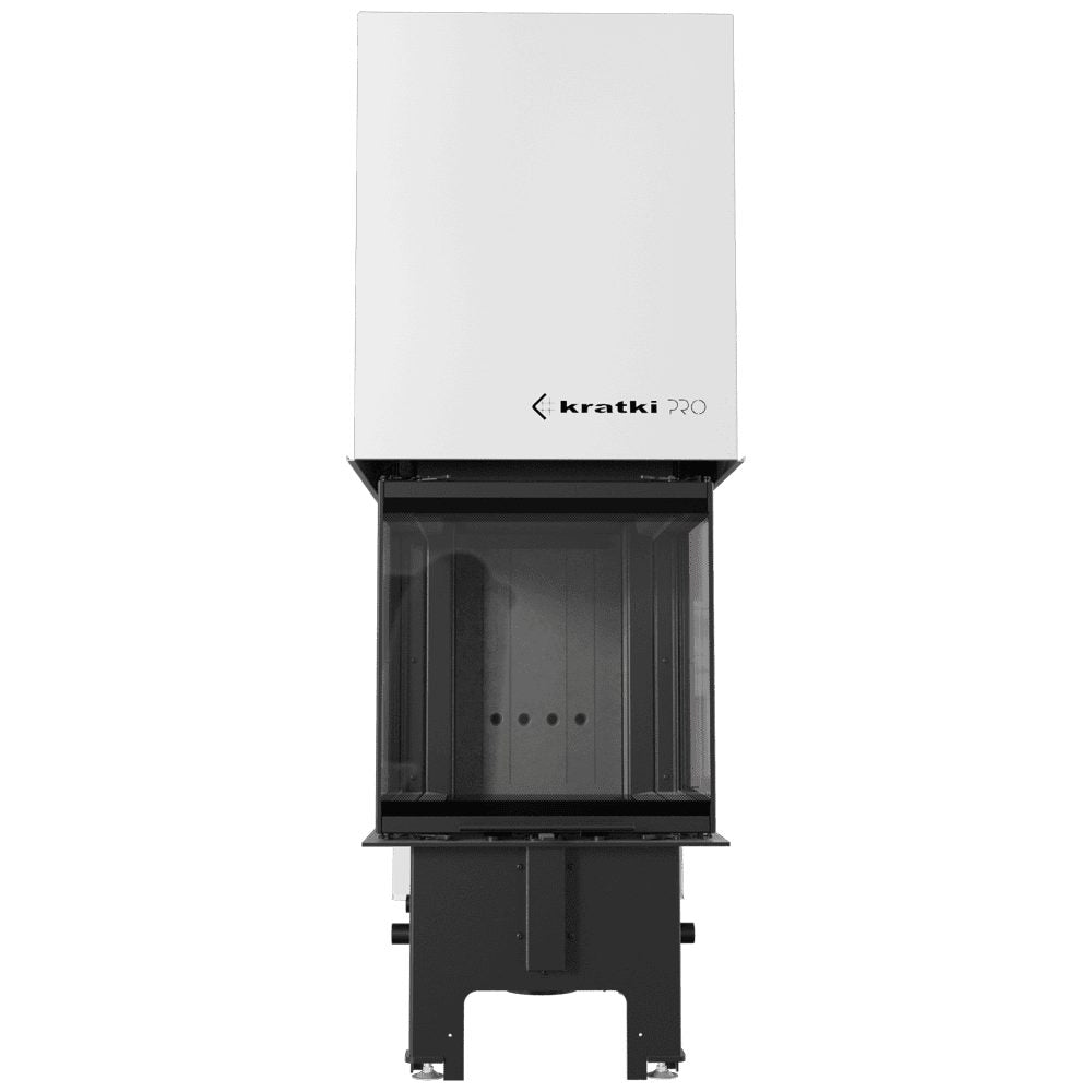 Kratki REGNOR 500/500 driezijdige inbouwhaard hout 7 kW, zwarte Thermotec – productfoto