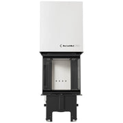 Kratki REGNOR 500/500 driezijdige inbouwhaard hout 7 kW, witte Thermotec – productfoto