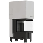 Kratki REGNOR 500/500 driezijdige inbouwhaard hout 7 kW, zwarte Thermotec – productfoto