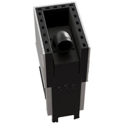 Kratki REGNOR 500/500 driezijdige inbouwhaard hout 7 kW, zwarte Thermotec – productfoto