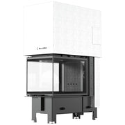 Kratki REGNOR 500/700 dreiseitiger Kamineinsatz für Holz, 8 kW, schwarzes Thermotec – Produktfoto