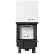 Kratki REGNOR 600/400 dreiseitiger Kamineinsatz für Holz, 7 kW, weißes Thermotec – Produktfoto