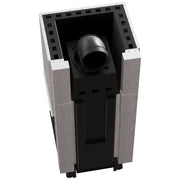 Kratki REGNOR 600/400 dreiseitiger Kamineinsatz für Holz, 7 kW, weißes Thermotec – Produktfoto