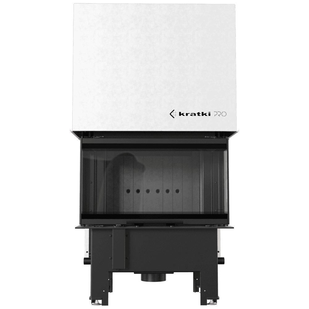 Kratki REGNOR 680/280 driezijdige inbouwhaard hout 7 kW, zwarte Thermotec – productfoto