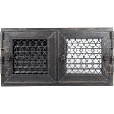 Kratki RETRO Dubbelzijdig Openend Ventilatierooster – Grafiet