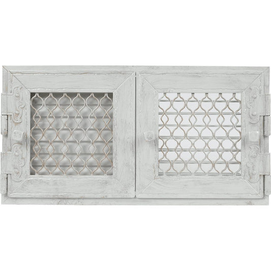 Kratki RETRO ventilatierooster wit
