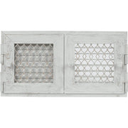 Kratki RETRO ventilatierooster wit