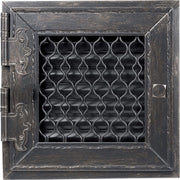 Kratki RETRO Lüftungsgitter in Graphit
