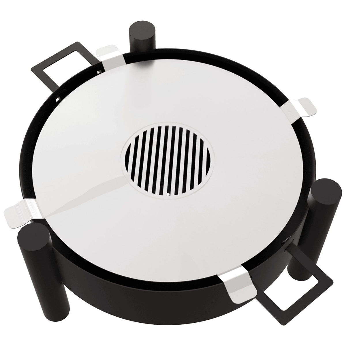 Kratki ROTONDO houtgestookte grill van bovenaf