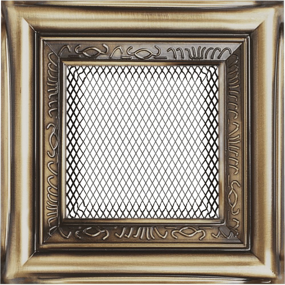 Kratki RUSTICAL ventilatierooster oudgoud