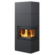 Kratki SIMPLE BOX in zwart, rechteruitvoering