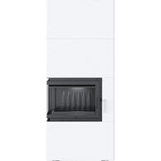 Kratki SIMPLE BOX wit, zijaanzicht van de stalen behuizing