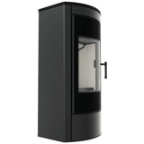 Kratki TITAN Kaminofen – 11 kW mit rundem Panoramaglas