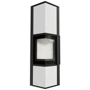 Kratki TORA L houtkachel in wit Lacobel-glas met witte binnenbekleding