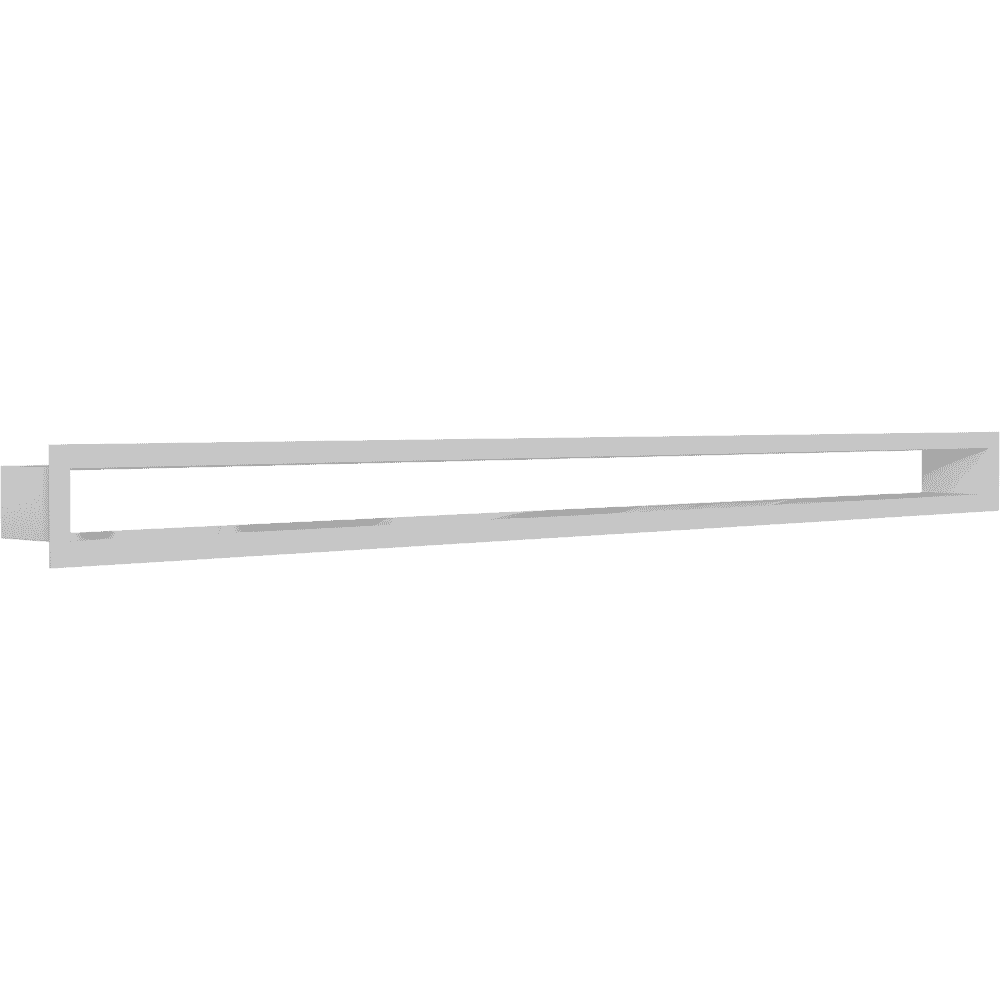 Kratki tunnel ventilatierooster modern lengterooster
