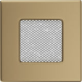 Kratki Ventilatierooster Verzinkt Goud – Rooster voor warmeluchtafvoer