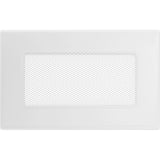 Kratki Ventilatierooster Wit – Rooster voor warmeluchtafvoer