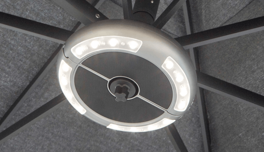 Luna LED Light voor Parasol | Jardinico | Sfeervolle Verlichting - Chique Buiten Leven - Jardinico - LED - parasolverlichting