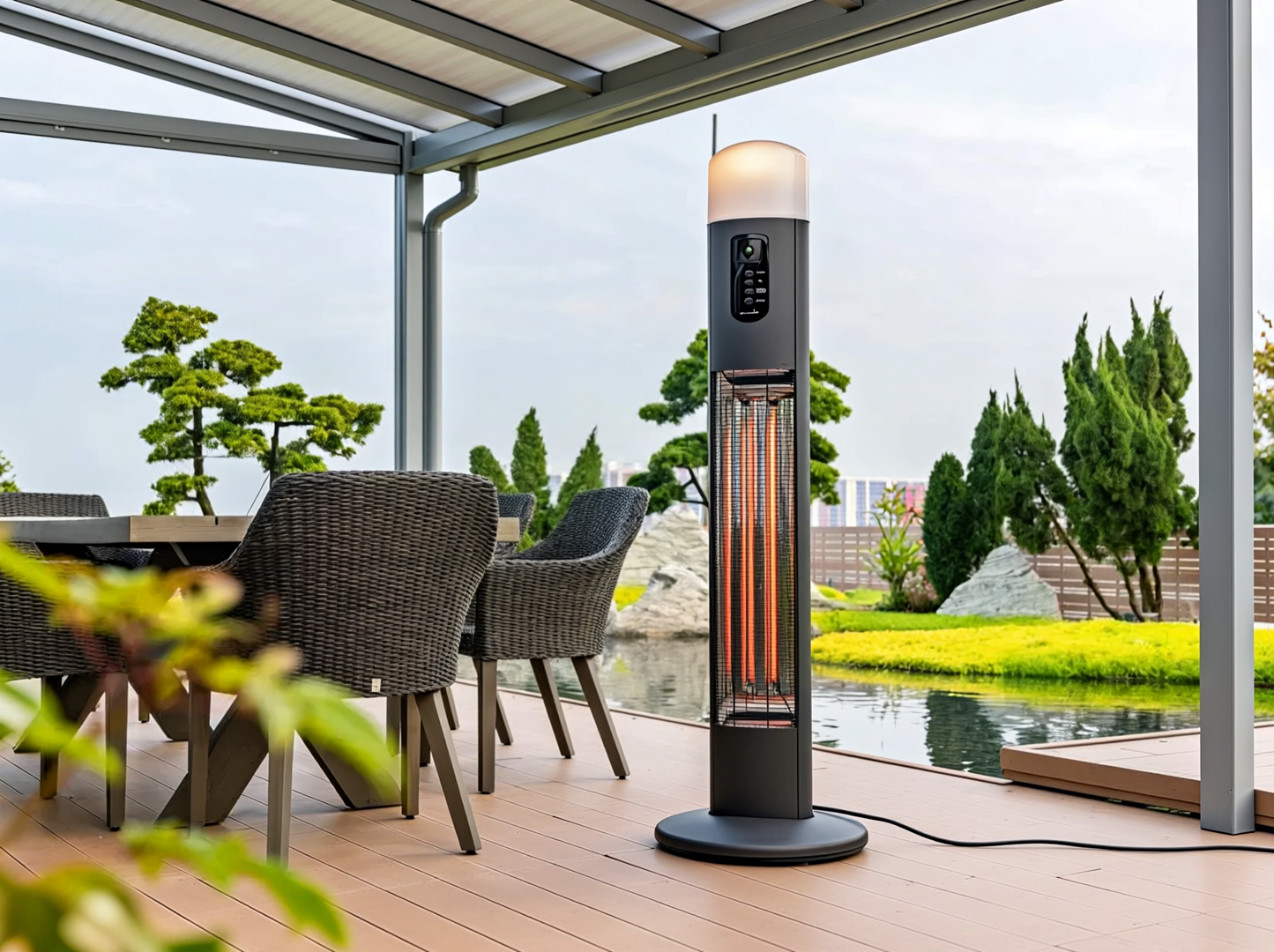 Infrarood Terrasverwarmer – Vrijstaande Diana Terrasverwarmer voor Buiten | Infralia