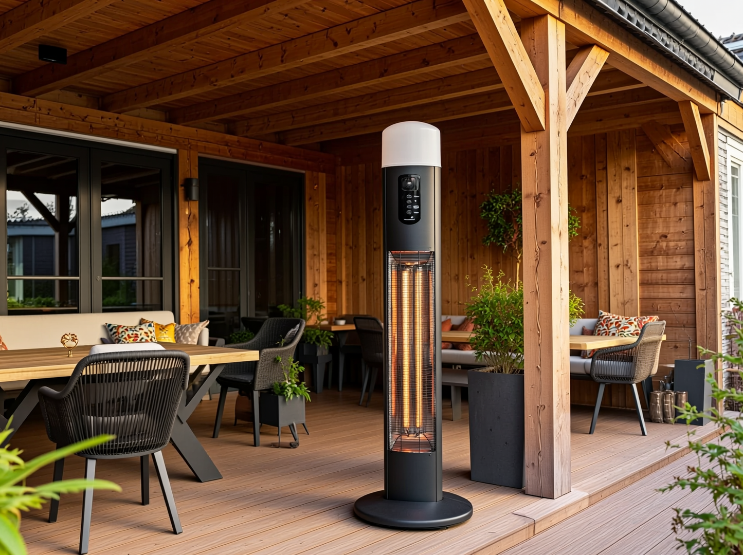 Infrarood Terrasverwarmer – Vrijstaande Diana Terrasverwarmer voor Buiten | Infralia