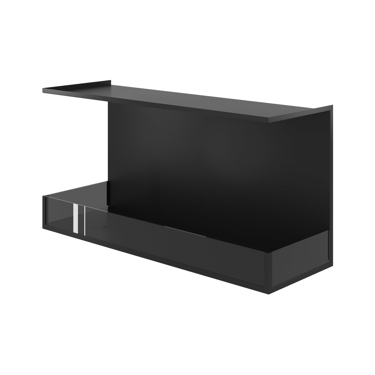 Wild Flame Made driezijdige bio-ethanol inbouwhaard 120 cm – sfeerfoto