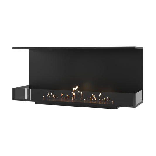 Wild Flame Made driezijdige bio-ethanol inbouwhaard 140 cm – productfoto