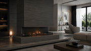 Wild Flame Made driezijdige bio-ethanol inbouwhaard 160 cm – detailfoto