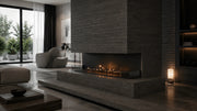 Wild Flame Made driezijdige bio-ethanol inbouwhaard 160 cm – sfeerfoto