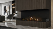 Wild Flame Made driezijdige bio-ethanol inbouwhaard 180 cm – sfeerfoto