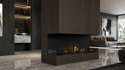 Wild Flame Made driezijdige bio-ethanol inbouwhaard 180 cm – detailfoto