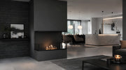 Wild Flame Made driezijdige bio-ethanol inbouwhaard 60 cm – sfeerfoto
