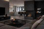 Wild Flame Made driezijdige bio-ethanol inbouwhaard 60 cm – sfeerfoto