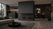 Wild Flame Made driezijdige bio-ethanol inbouwhaard 70 cm – sfeerfoto