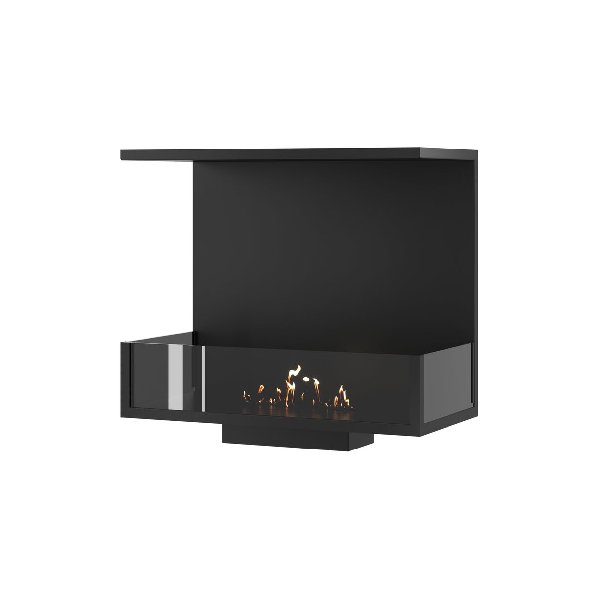 Wild Flame Made driezijdige bio-ethanol inbouwhaard 70 cm – productfoto