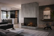 Wild Flame Made driezijdige bio-ethanol inbouwhaard 90 cm – sfeerfoto
