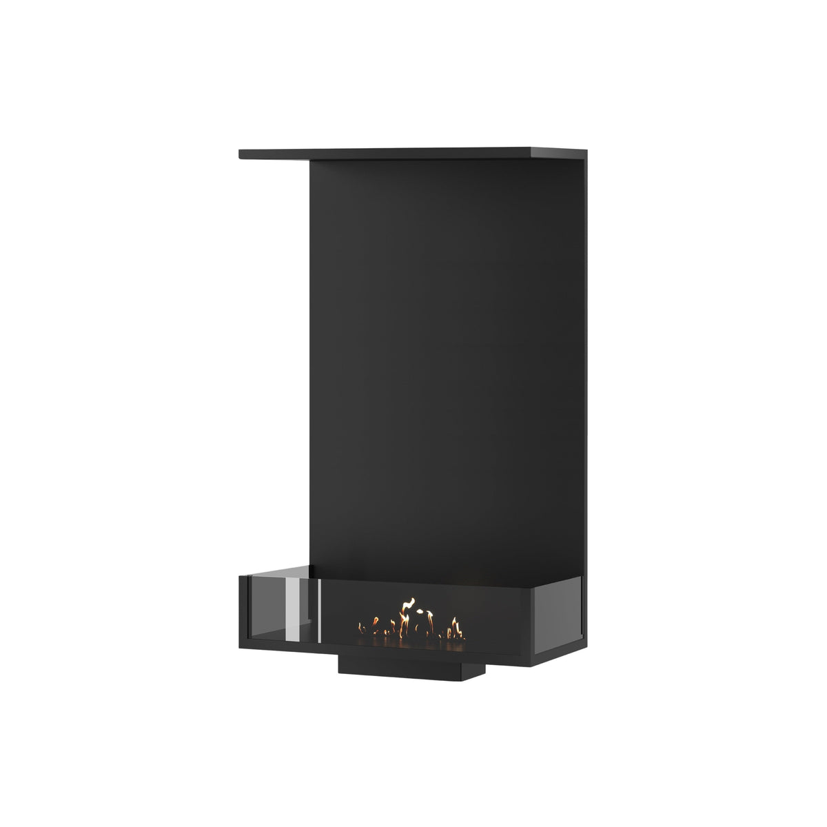 Wild Flame Made verticale driezijdige bio-ethanol roomdivider inbouwhaard 60 x 100 cm – productfoto