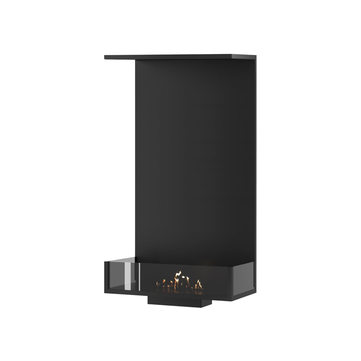Wild Flame Made verticale driezijdige bio-ethanol roomdivider inbouwhaard 60 x 120 cm – productfoto