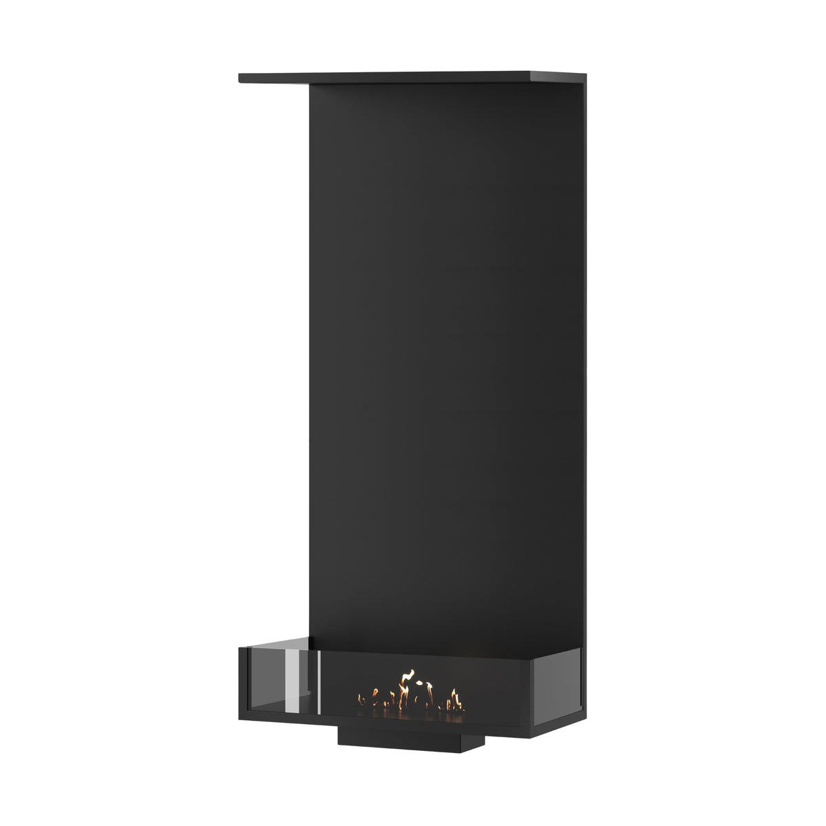 Wild Flame Made verticale driezijdige bio-ethanol roomdivider inbouwhaard 60 x 160 cm – productfoto