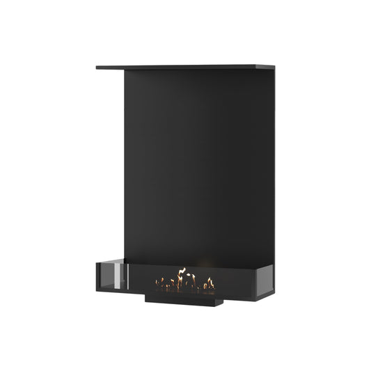 Wild Flame Made verticale driezijdige bio-ethanol roomdivider inbouwhaard 80 x 100 cm – productfoto