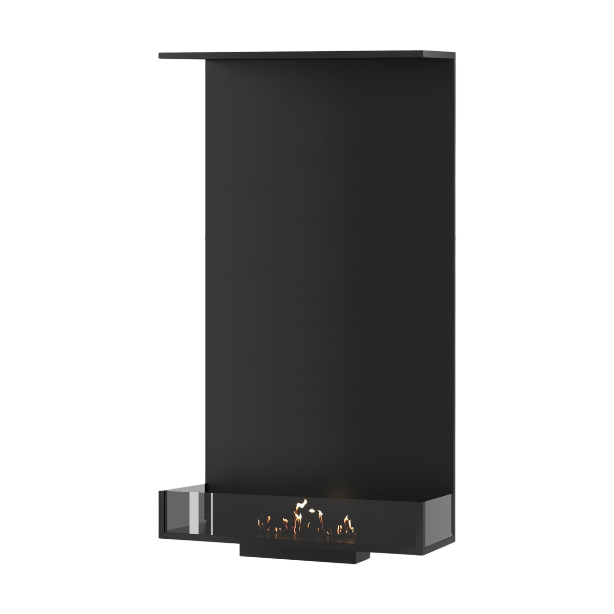 Wild Flame Made verticale driezijdige bio-ethanol roomdivider inbouwhaard 80 x 160 cm – productfoto