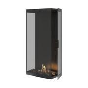 Wild Flame Made verticale driezijdige bio-ethanol roomdivider met volle glas 70 x 140 cm – productfoto