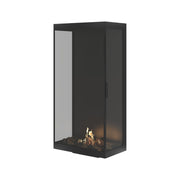 Wild Flame Made verticale driezijdige bio-ethanol roomdivider met volle glas 70 x 140 cm – sfeerfoto