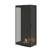 Wild Flame Made verticale driezijdige bio-ethanol roomdivider met volle glas 70 x 160 cm – sfeerfoto