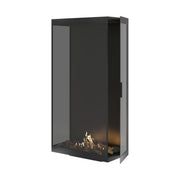 Wild Flame Made verticale driezijdige bio-ethanol roomdivider met volle glas 80 x 140 cm – productfoto